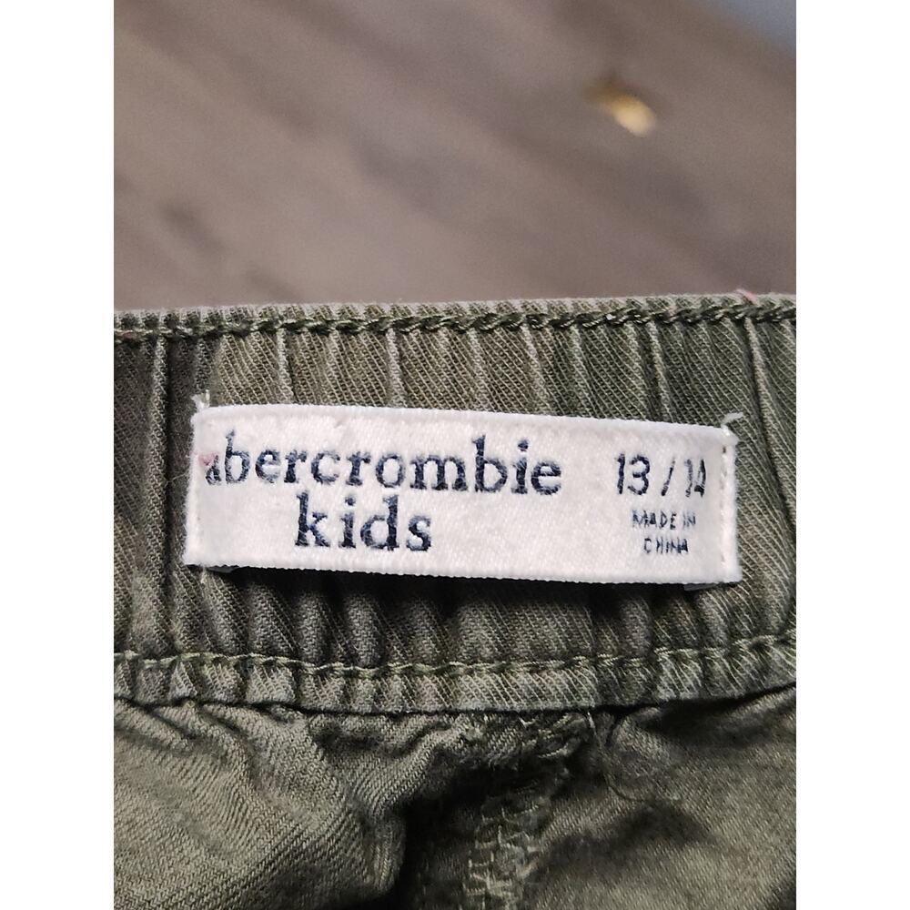Abercrombie Kids Girls Camouflage Joggers 13/14 NWOT Elastic waist Cargo - Picture 7 of 11